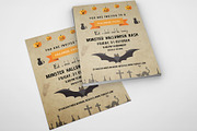 Halloween Party flyer template-V94