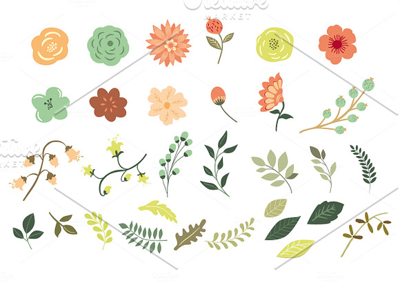 Floral Banners III. Vector Set in Illustrations - product preview 3