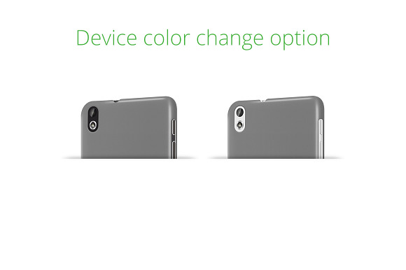 Desire 816 3d Case Design Mock-up in Product Mockups - product preview 3