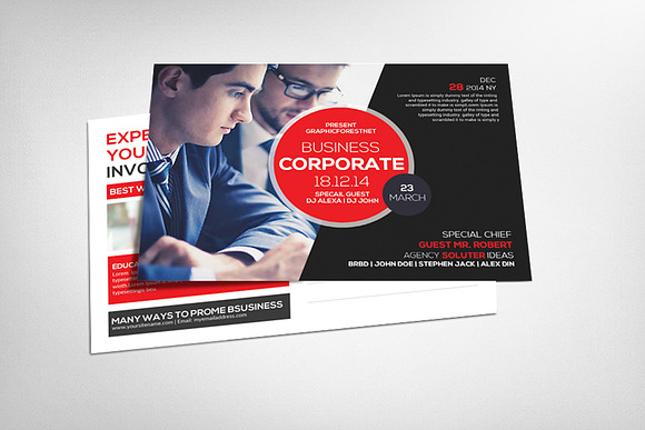 10 Business Postcard Bundle Template in Postcard Templates - product preview 7