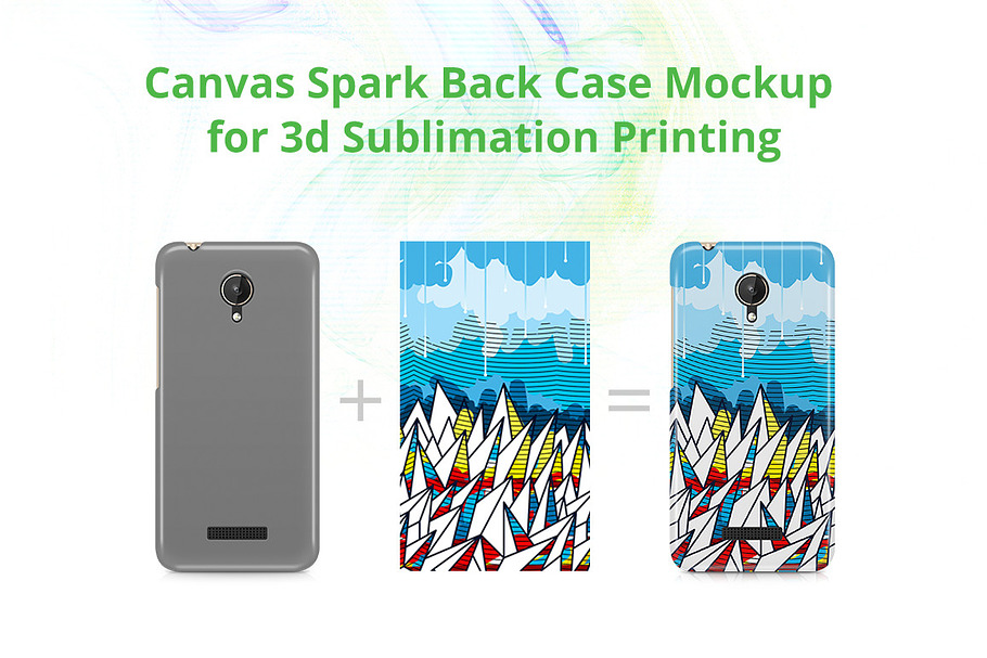 Canvas Spark 3d Case Design Mock-up in Product Mockups - product preview 8