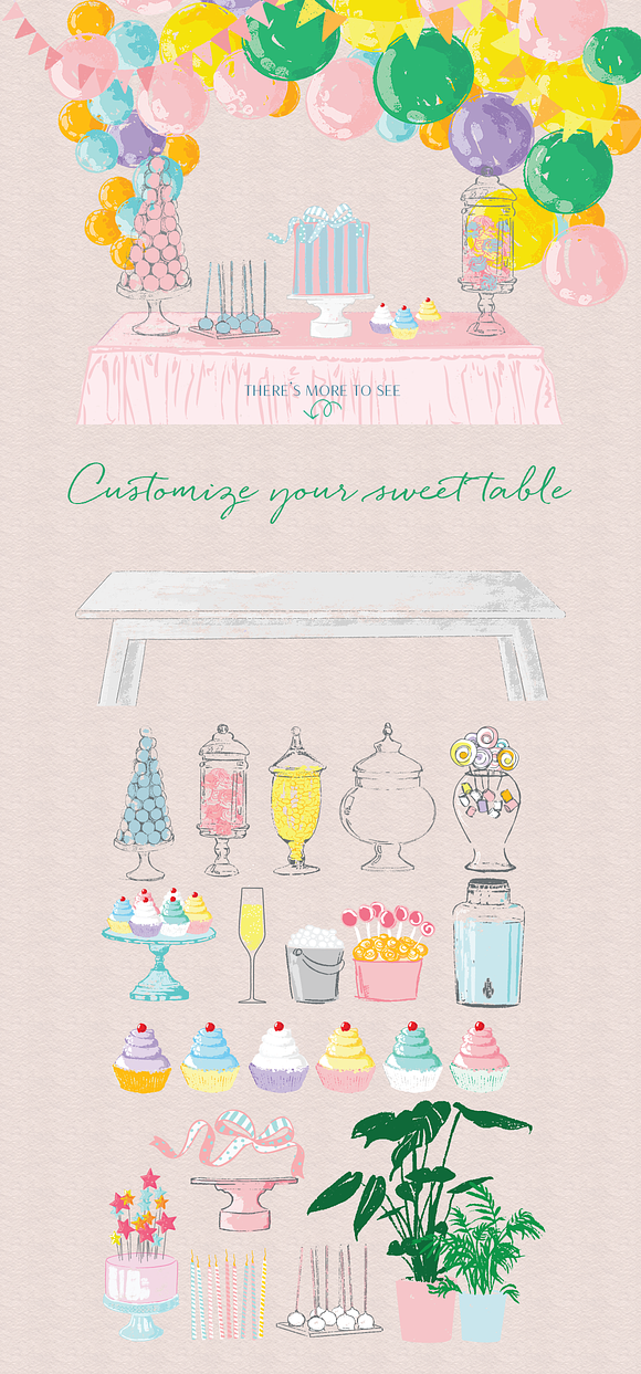 Party Mood Board Creator in Illustrations - product preview 6