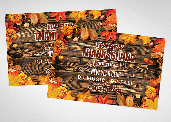 Thanksgiving Flyer in Flyer Templates - product preview 2
