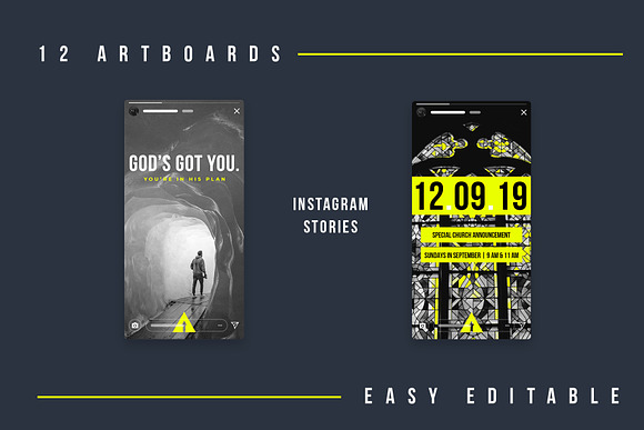 Upward | Social Media Pack in Instagram Templates - product preview 3