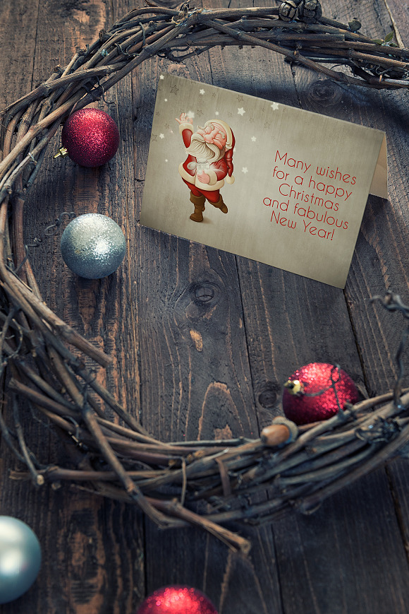 Christmas greeting card - n° 3 in Card Templates - product preview 1