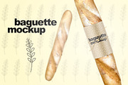 Baguette Mockup