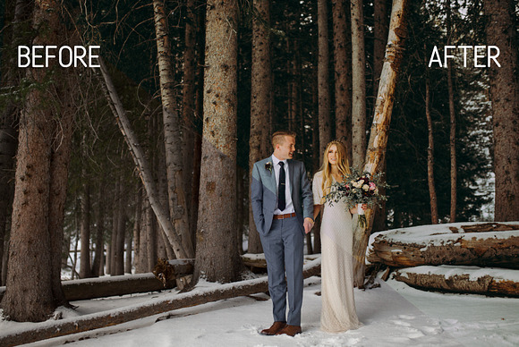 Winter Wedding Lightroom Presets in Add-Ons - product preview 2