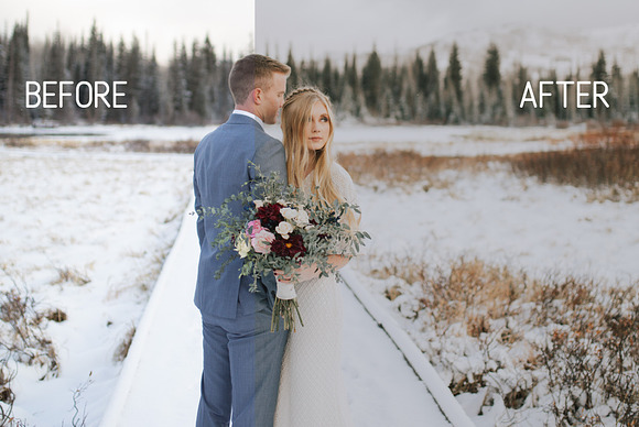 Winter Wedding Lightroom Presets in Add-Ons - product preview 4