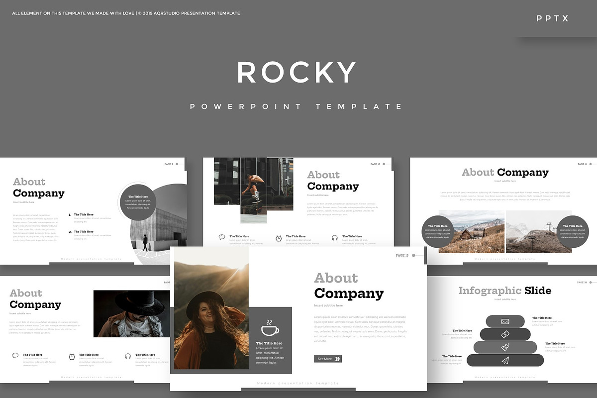 Rocky - Powerpoint Template in PowerPoint Templates - product preview 8