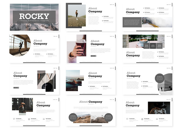 Rocky - Powerpoint Template in PowerPoint Templates - product preview 1