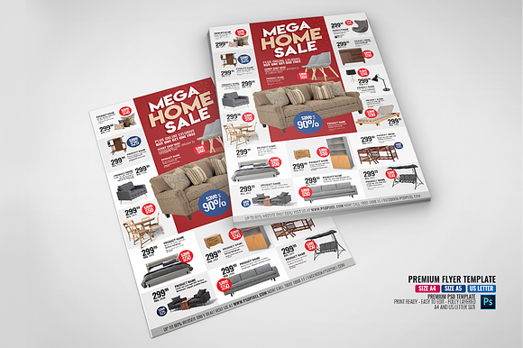 Furniture and Season Sale Flyer in Flyer Templates - product preview 3