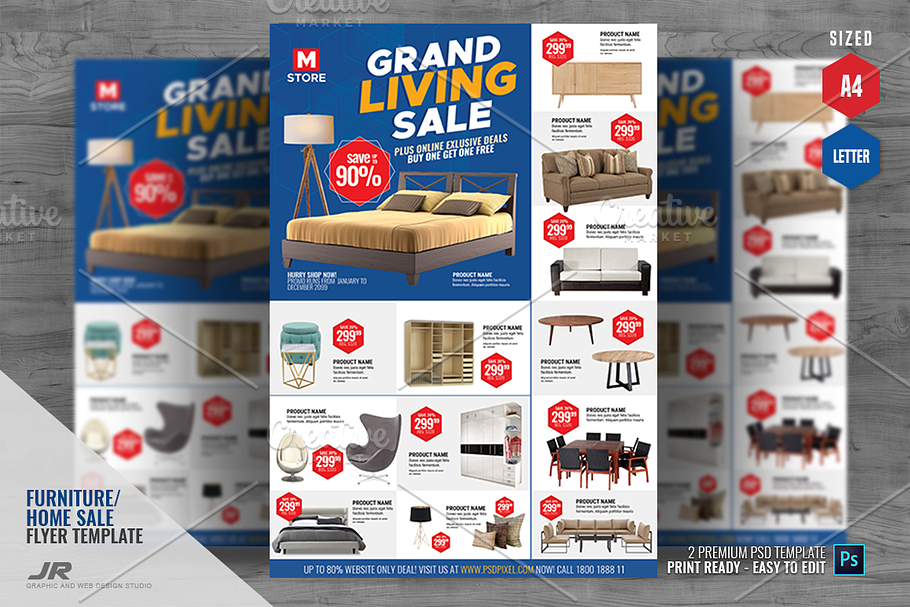 Home and Multipurpose Sales Flyer in Flyer Templates - product preview 8
