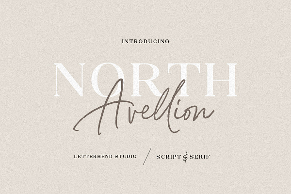 North Avellion - Script & Serif Duo