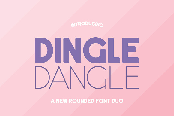 Dingle Dangle Font Duo in Display Fonts - product preview 2