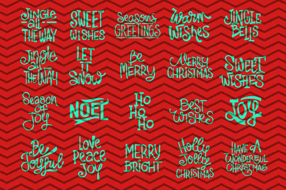 Christmas Wreaths and Quote SVG in Illustrations - product preview 2
