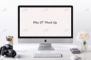 Apple iMac Mock-up. PSD + JPEG