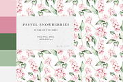 Pastel Snowberries Pattern Bundle