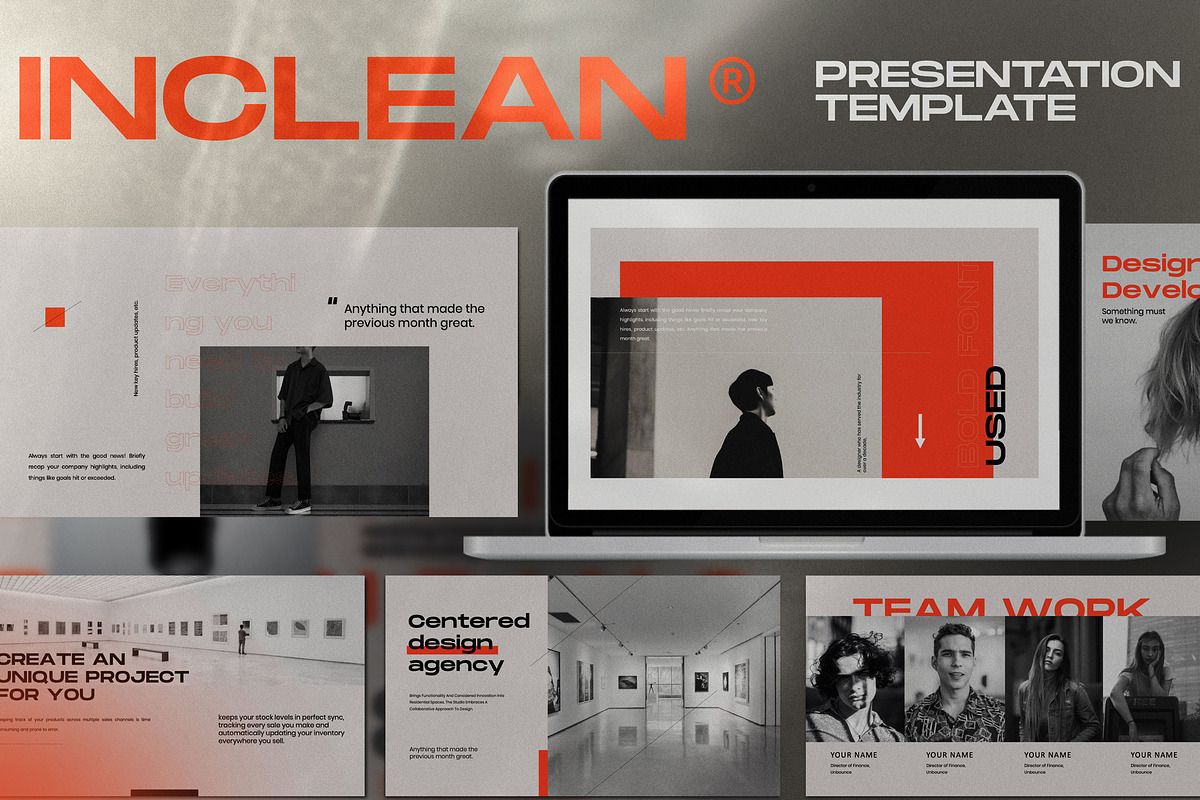 INCLEAN-Minimal Creative Powerpoint in PowerPoint Templates - product preview 8