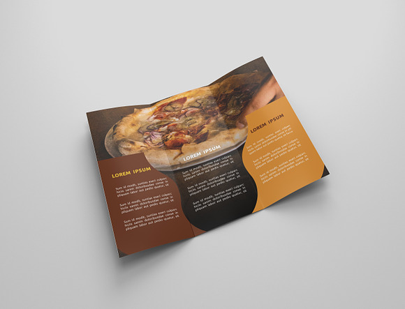 Fast Food Tri-fold Brochures in Brochure Templates - product preview 1