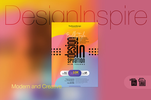 Design Inspiration Event Poster