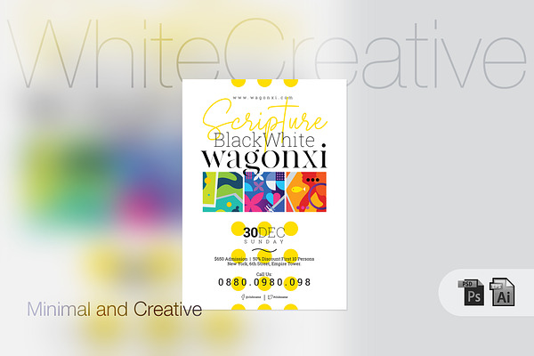 White Creative Event Poster