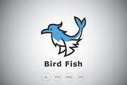 Bird Fish Logo Tempalte