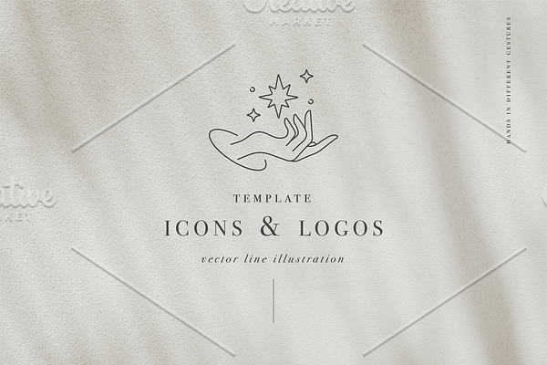 Hands logos & icons