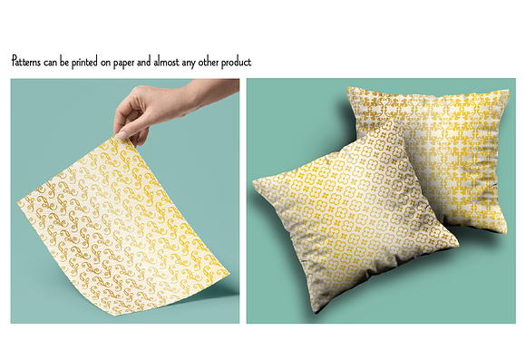 Seamless Gold Lace Patterns in Patterns - product preview 1
