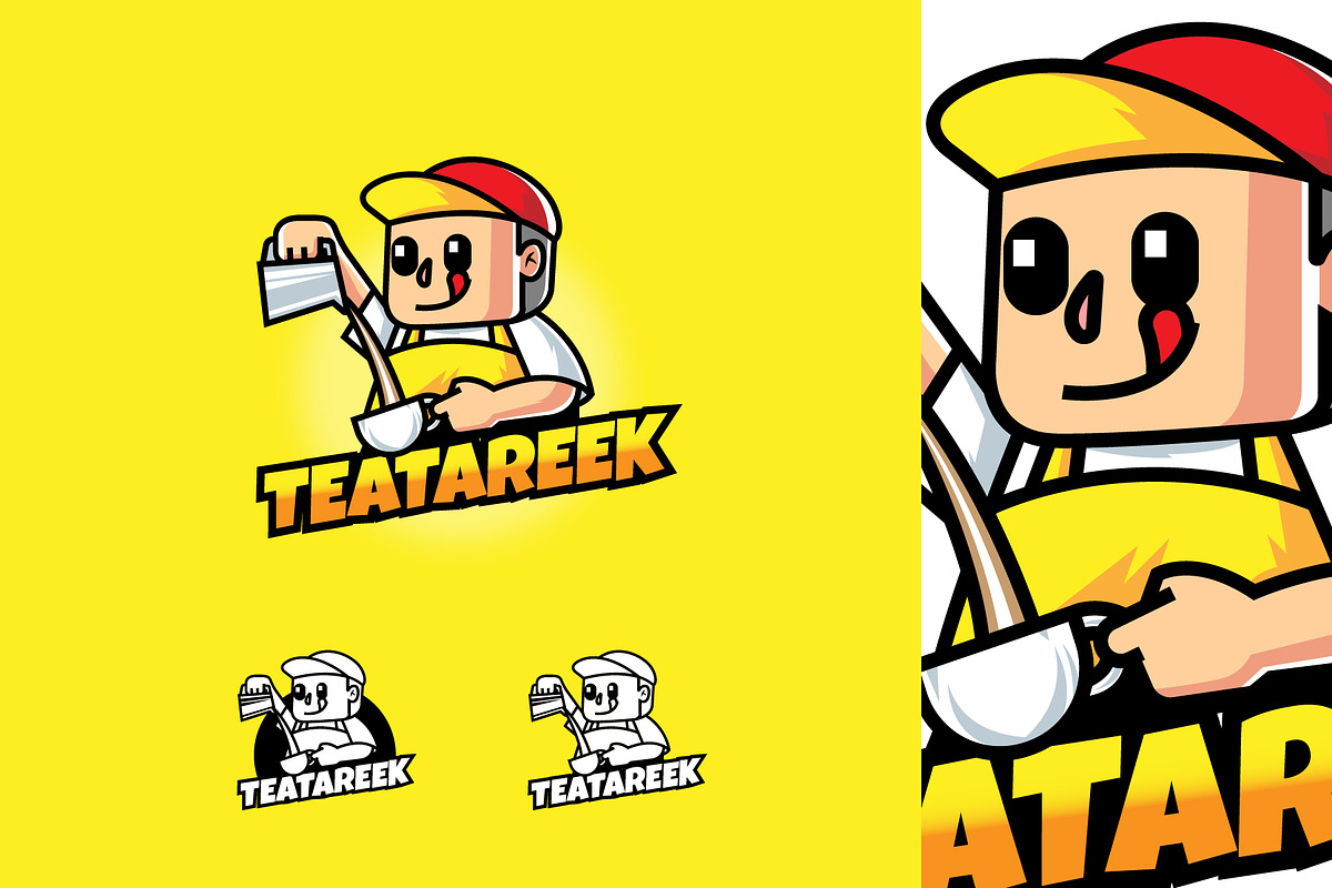 Teh Tarik - Mascot & Esport Logo in Logo Templates - product preview 8