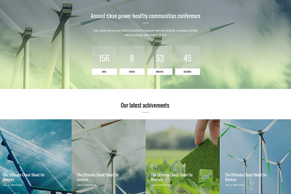 ECO Energy - Ecology WordPress Theme in WordPress Business Themes - product preview 1