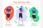 Woman Probiotics Poster