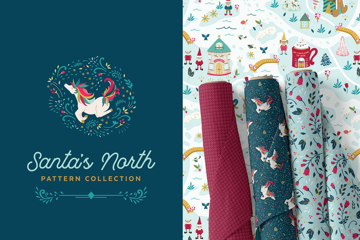Santa's North Pattern Collection in Patterns - product preview 8