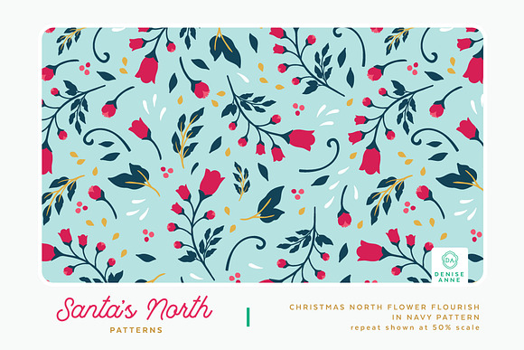 Santa's North Pattern Collection in Patterns - product preview 4