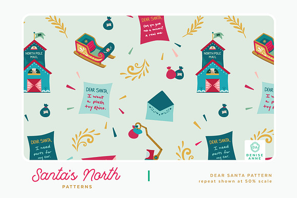 Santa's North Pattern Collection in Patterns - product preview 5