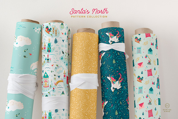 Santa's North Pattern Collection in Patterns - product preview 6