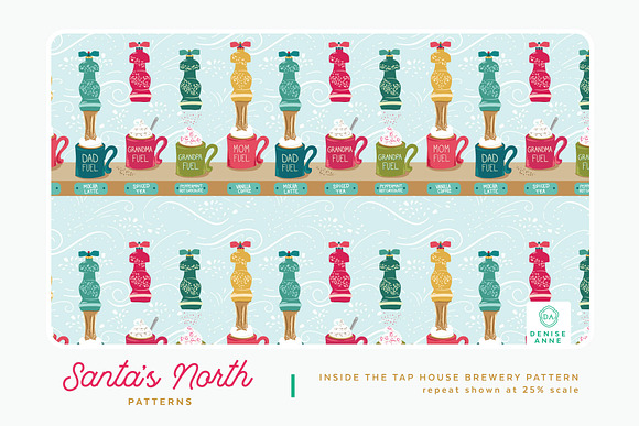 Santa's North Pattern Collection in Patterns - product preview 7