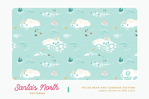 Santa's North Pattern Collection in Patterns - product preview 9