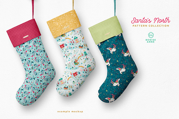 Santa's North Pattern Collection in Patterns - product preview 12