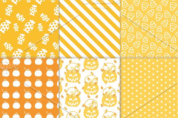Halloween Digital Paper Set in Patterns - product preview 2