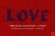 Brush Blackletter - Hand Drawn Font