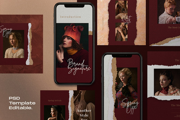 Redvalvet - Instagram Template + SG in Instagram Templates - product preview 3