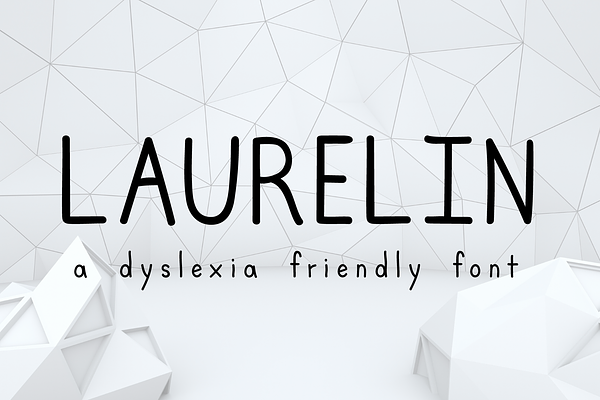 Laurelin, a dyslexia friendly font