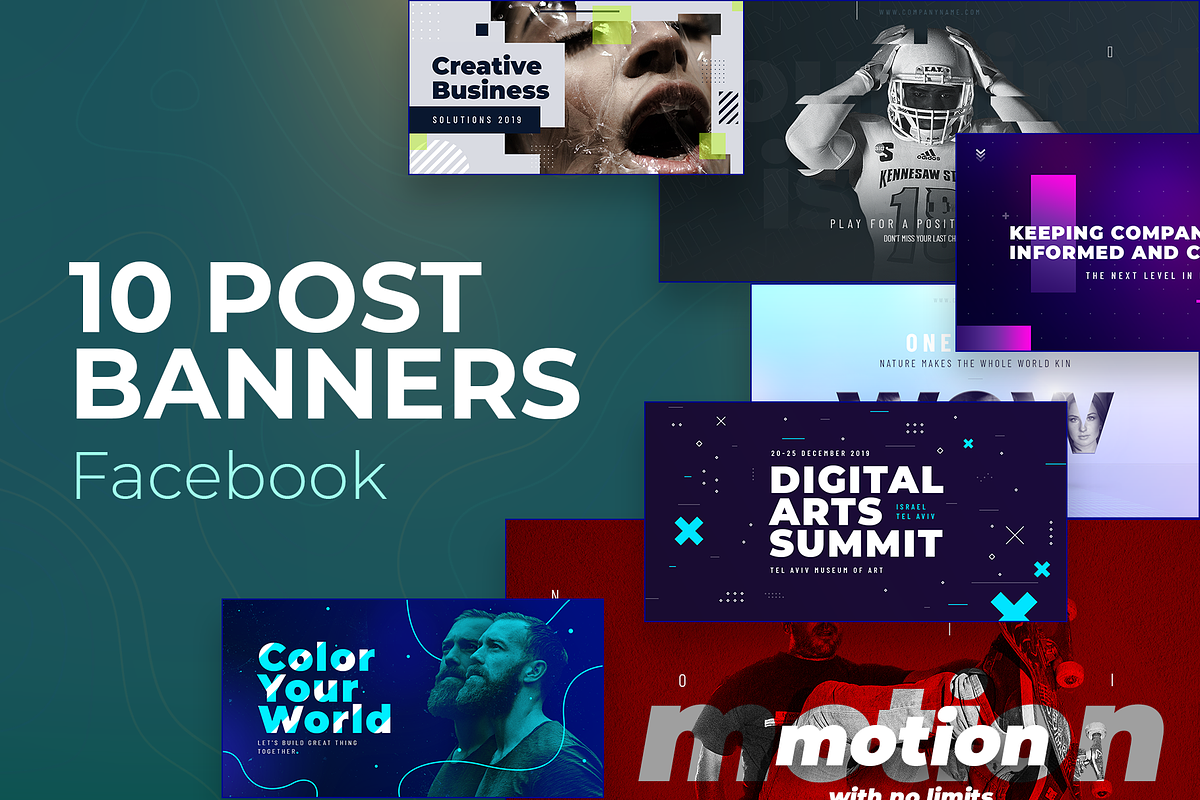 Facebook Post Banners v4 in Facebook Templates - product preview 8