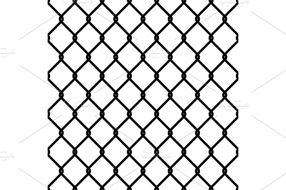 Fence link pattern. Seamless chain in Textures - product preview 8