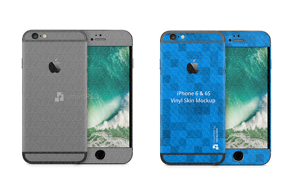 iPhone 6-6S Phone Skin Design Mockup in Product Mockups - product preview 1