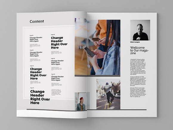 Lifestyle - Magazine Template in Magazine Templates - product preview 2
