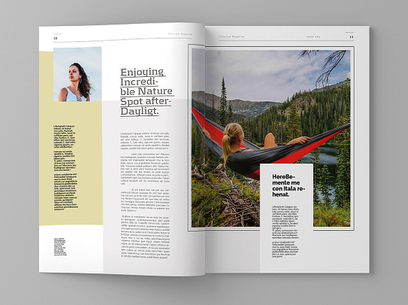 Lifestyle - Magazine Template in Magazine Templates - product preview 6