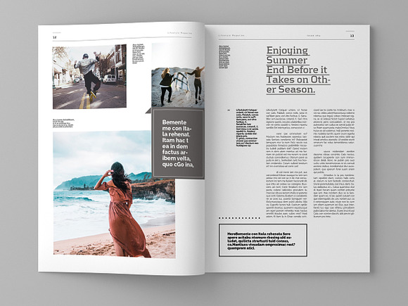 Lifestyle - Magazine Template in Magazine Templates - product preview 7