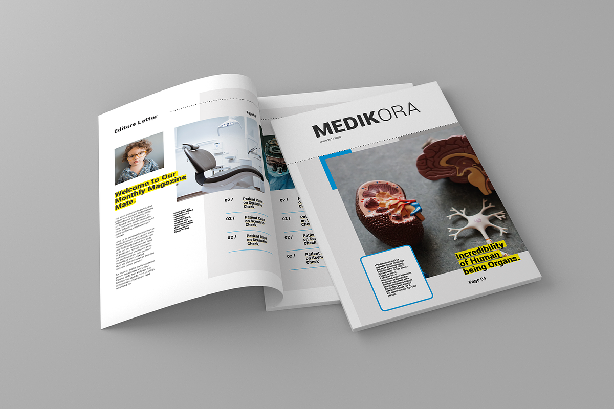 Medikora - Magazine Template in Magazine Templates - product preview 8