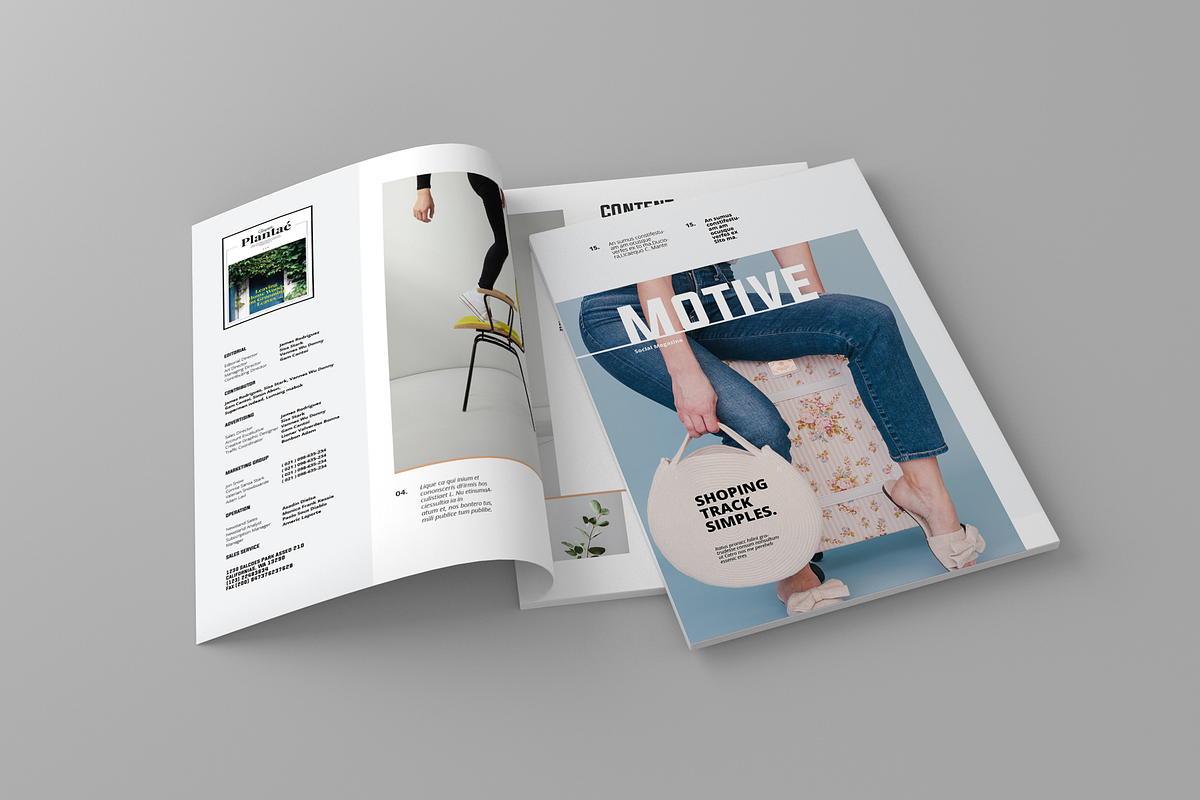 Motive - Magazine Template in Magazine Templates - product preview 8